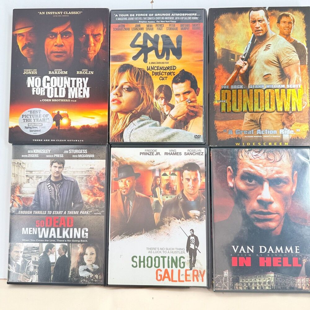 No Country for Old Men DVD Lot 6 Action Crime Spun